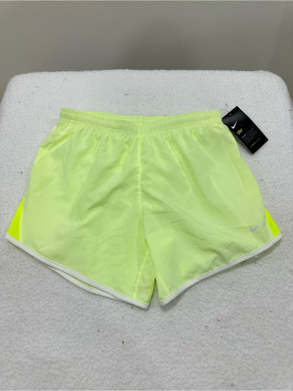 Girl’s Yellow Nike shorts